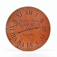 Algopix Similar Product 10 - Personalized Carved Wood Clock 13
