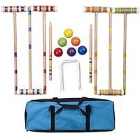 Algopix Similar Product 12 - Hey Play Complete Croquet Set with