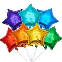 Algopix Similar Product 14 - 18 Inch Star Mylar Balloons 21pcs