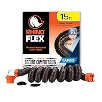Algopix Similar Product 1 - Camco RhinoFLEX 15Ft CamperRV Sewer