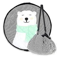 Algopix Similar Product 3 - Soft Baby Play Mat and Toy Storage