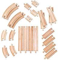 Algopix Similar Product 1 - Bigjigs Rail Curves and Straights