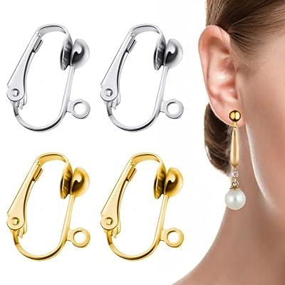 Earrings Make Hooks,Earring Making Supplies Hypoallergenic, Earring Hooks Findings Backs Posts,Jump Rings Jewelry Making Kids adults,earring Studs