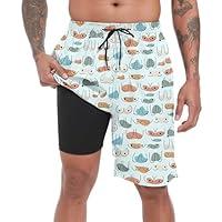 Algopix Similar Product 5 - FT FENTENG Mens Swim Trunks with