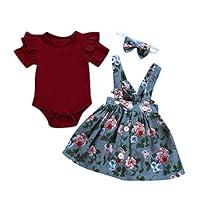 Algopix Similar Product 10 - Sameno 3Pcs Toddler Kids Baby Girls