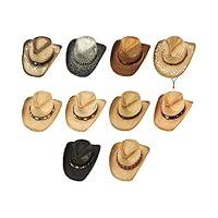 Algopix Similar Product 16 - Casual Outfitters 10pc Cowboy Hat Set