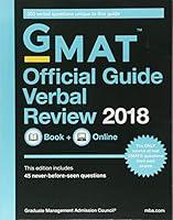 Algopix Similar Product 3 - GMAT Official Guide 2018 Verbal Review