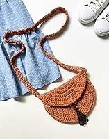 Algopix Similar Product 9 - Crochet Crossbody Bag Papaya