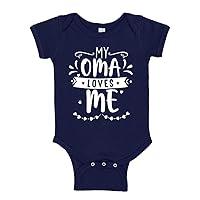 Algopix Similar Product 4 - My Oma Loves Me Toddler TShirt 2T Navy