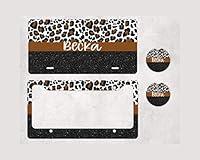 Algopix Similar Product 3 - Personalized Leopard Faux Glitter