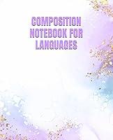 Algopix Similar Product 10 - COMPOSITION NOTEBOOK FOR LANGUAGES 120