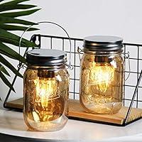 Algopix Similar Product 10 - Mason Jar Lights Hanging Cordless