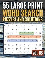 Algopix Similar Product 17 - 55 Large Print Word Search Puzzles and