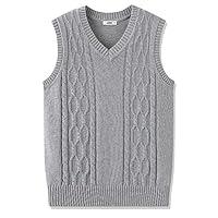 Algopix Similar Product 16 - JSTEX Boys Sweater Vest 100 Cotton