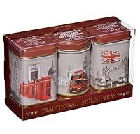 Algopix Similar Product 19 - Vintage England 3x Mini Tea Tin Gift