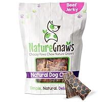 Algopix Similar Product 3 - Nature Gnaws Beef Jerky Bites for Dogs