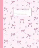 Algopix Similar Product 9 - Pink Coquette Composition Notebook