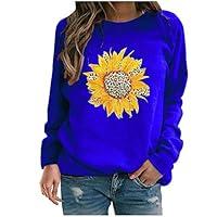 Algopix Similar Product 4 - Womens Casual TopsLadies Sunflower