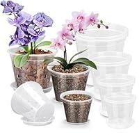 Algopix Similar Product 14 - FUIJOL 12 Pack Clear Orchid Pot for