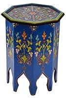 Algopix Similar Product 2 - Moroccan Handmade Wood Table Side
