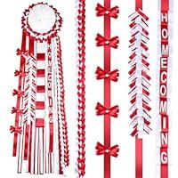 Algopix Similar Product 15 - Yinkin 4 Pcs Homecoming Mum Braid 30