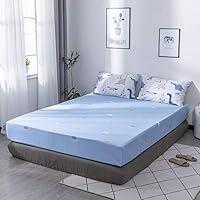 Algopix Similar Product 1 - MICBRIDAL Kids Fitted Sheet Twin Cotton
