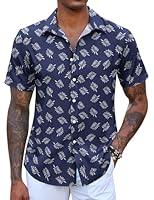 Algopix Similar Product 3 - COOFANDY Mens Hawaiian Shirt Short