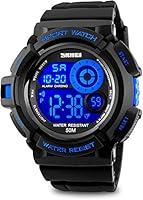 Algopix Similar Product 3 - Skmei Mens Sport Running Watch Digital