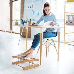Desk Footrest,Adjustable Under,Foot Rest for Under Desk at Work with  Massage,Foot Stool Under