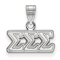 Algopix Similar Product 15 - LogoArt Sterling Silver Sigma Sigma