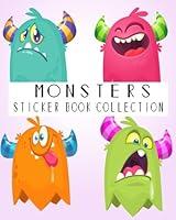 Algopix Similar Product 12 - Monsters Sticker Book Collection Blank