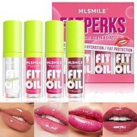 Algopix Similar Product 3 - Qifylmaf 4 Colors Lip Oil Lip Glaze