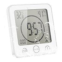 Algopix Similar Product 6 - ALLOMN Bathroom Clock LCD Digital