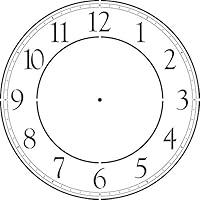 Algopix Similar Product 3 - Contemporary Clockface Wall Stencil (22)
