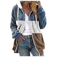 Algopix Similar Product 7 - Womens Fuzzy Fleece Jacket 2024 Winter