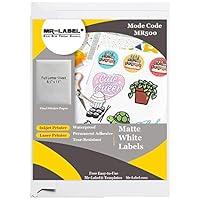 Algopix Similar Product 3 - MrLabel White Matte Printable Vinyl