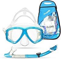 Algopix Similar Product 4 - PRODIVE Premium Dry Top Snorkel Set for