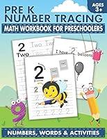 Algopix Similar Product 13 - Pre K Number Tracing Math Workbook For