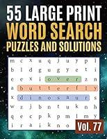 Algopix Similar Product 10 - 55 Large Print Word Search Puzzles and