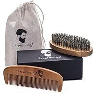 Algopix Similar Product 7 - Beard Brush and Beard Comb kit for Men