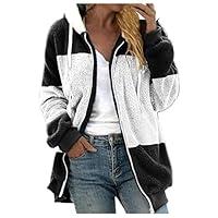 Algopix Similar Product 8 - Fuzzy Fleece Jacket For Women 2024