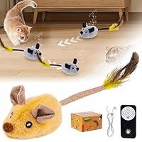 Algopix Similar Product 8 - Interactive Cat Toy Mouse Moving Cat