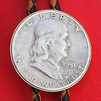 Algopix Similar Product 1 - US 1951 Franklin Half Dollar 90 Silver