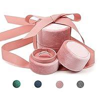 Algopix Similar Product 1 - Beatilog Pink Wedding Ring Box  Small