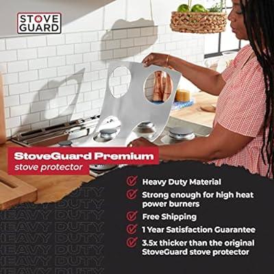 StoveGuard, LLC StoveGuard Stove Protectors for Frigidaire GAS Ranges | Custom Cut | Ultra Thin Easy Clean Stove Liner | Made in The USA | Mode