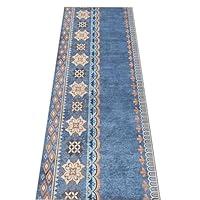 Algopix Similar Product 18 - GTPBAO Blue Contemporary Entrance Mat 