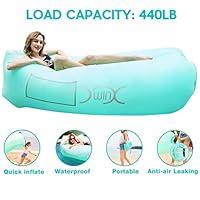 Algopix Similar Product 5 - YXwin Inflatable Lounger Air Sofa