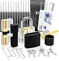 Algopix Similar Product 2 - Padlock Lock Set with Keys Outdoor Pick