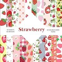 Algopix Similar Product 19 - Strawberry Scrapbook Paper  85 x 85