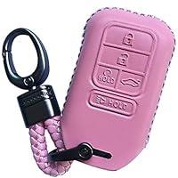 Algopix Similar Product 2 - Pink Leather Case Protector Key Fob